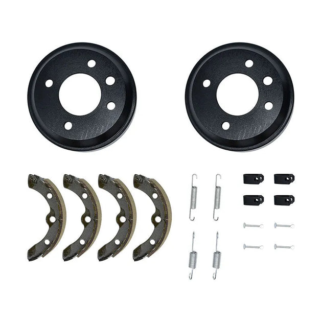101146302 Golf Cart Brake Shoes 101816301 Brake Shoes Spring Kit 1011137 Rear Wheel Brake Drum Compatible With Club Car DS-BeeSpareParts