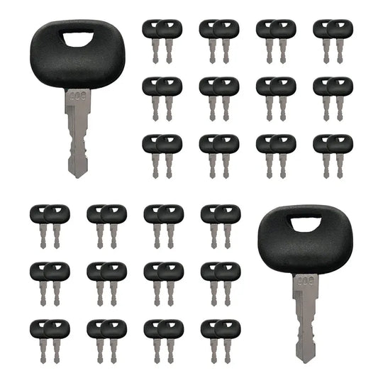 10221073 ELI80-0111 LW10288887 AT322699 50 Pcs Ignition Keys 606 Compatible with Liebherr Track Loader Dozer Models-BeeSpareParts