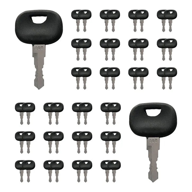 10221073 ELI80-0111 LW10288887 AT322699 50 Pcs Ignition Keys 606 Compatible with Liebherr Track Loader Dozer Models-Replacement Aftermarket Parts