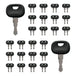 10221073 ELI80-0111 LW10288887 AT322699 50 Pcs Ignition Keys 606 Compatible with Liebherr Track Loader Dozer Models-BeeSpareParts