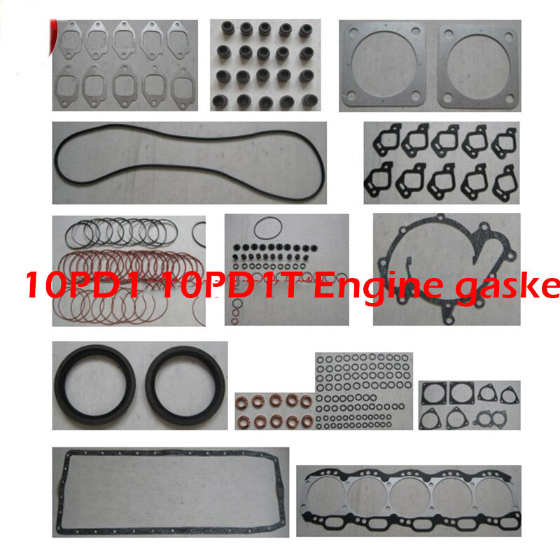 10PD1 10PD1T complete Engine Full gasket set kit for Isuzu dumptruck