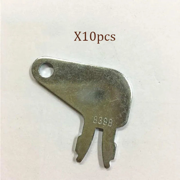 10pcs Battery Disconnect Key 8398 8H-5306 Fit For Caterpillar Equipment-test products-Replacement Aftermarket Parts
