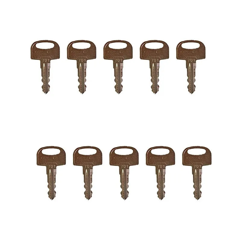 10pcs Construction Ignition Key 105-1790 701 Fit For Ditch Witch-BeeSpareParts