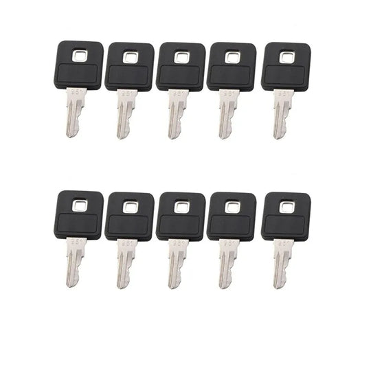 10PCS Construction Ignition Key 961 214-961 Fit Ditch Witch Trencher and Equipment-BeeSpareParts