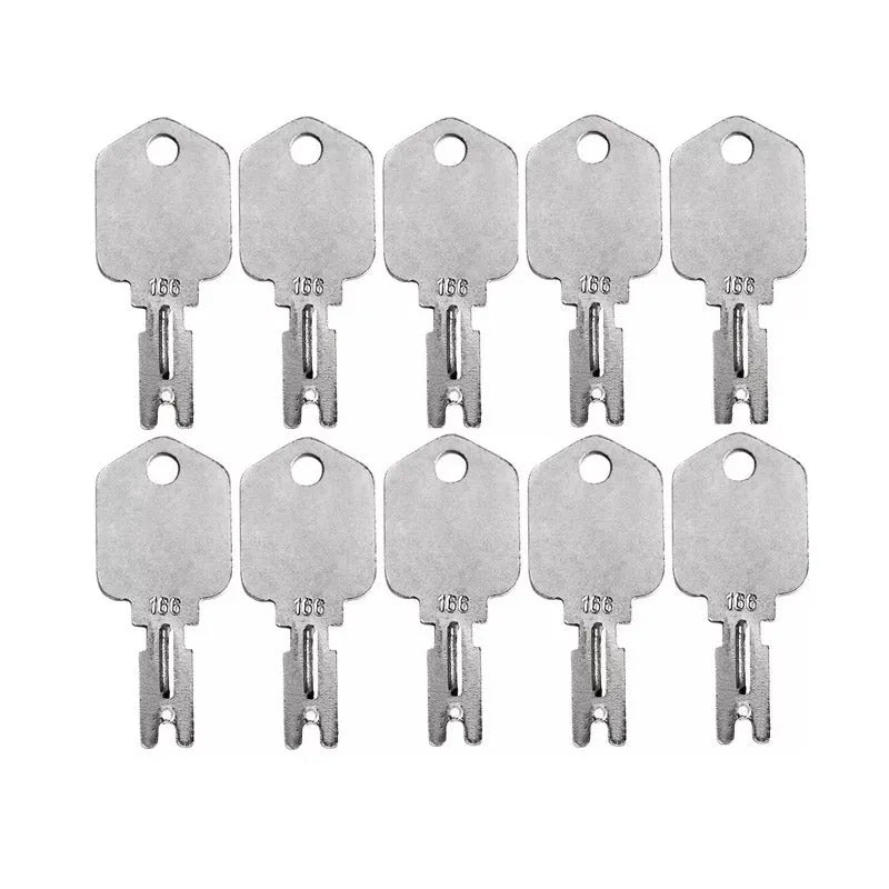 10pcs Forklift Key for Clark Yale Hyster Komatsu Gradall Gehl Crown & More-BeeSpareParts