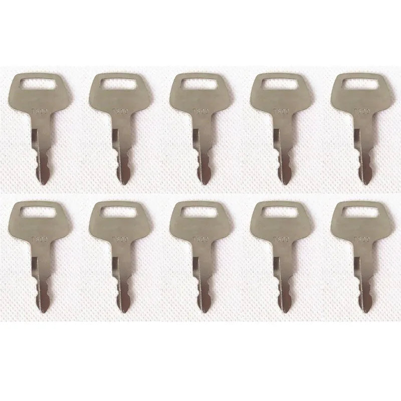 10pcs Heavy Equipment Ignition Key 26322-42311 T800 Fit For TCM Wheeled Loaders-Replacement Aftermarket Parts