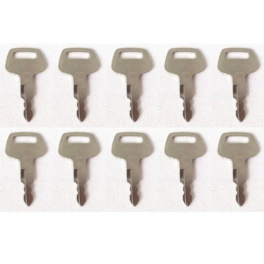10pcs Heavy Equipment Ignition Key 26322-42311 T800 Fit For TCM Wheeled Loaders-Replacement Aftermarket Parts
