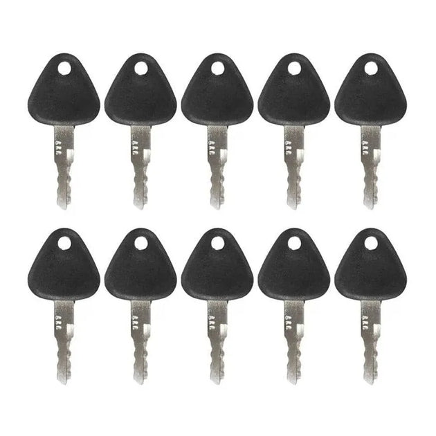10pcs Heavy Equipment Key 777 Fit Volvo full sized EC series excavators-Replacement Aftermarket Parts