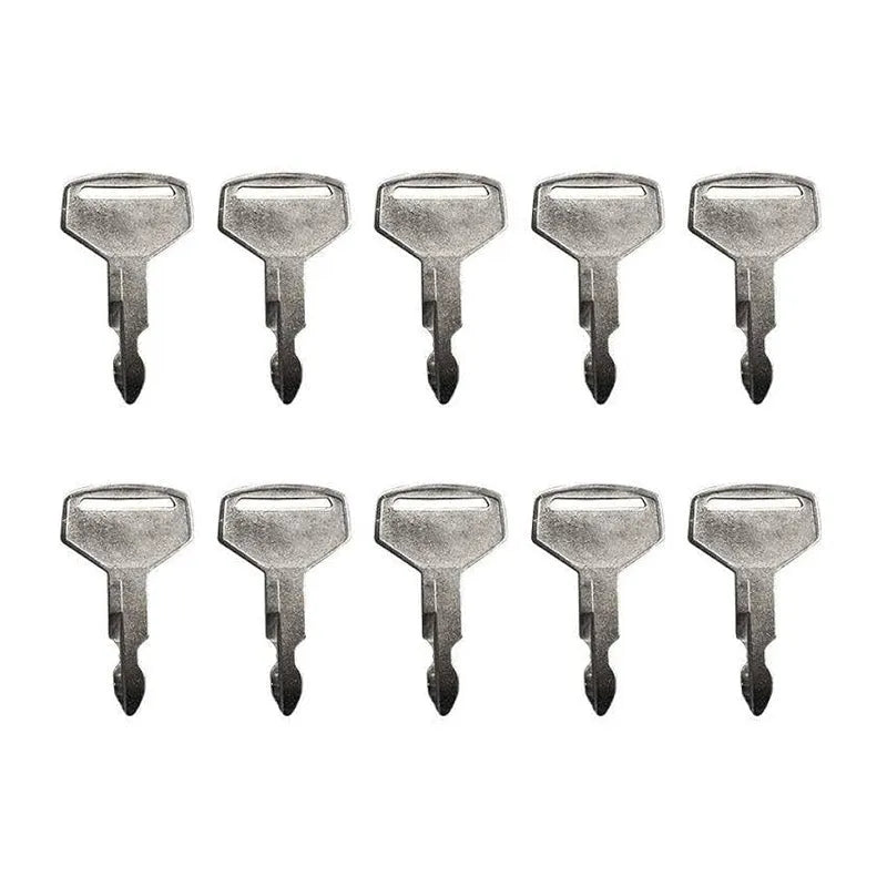 10pcs Heavy Equipment Key K250 2420Z1030D2 Fit Kobelco & Case Mini Excavator-Kawasaki Loader-BeeSpareParts