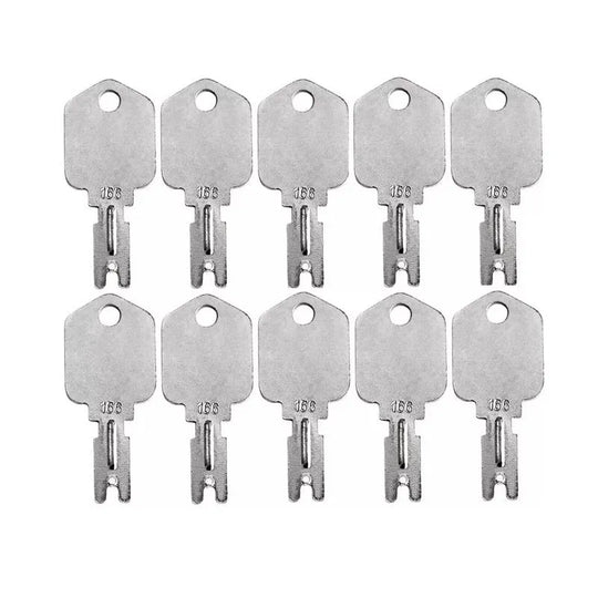 10PCS Hyster Yale Rubber Coated Forklift Key Part Numbers 186304 1430 91033317 A214062 51335040-BeeSpareParts
