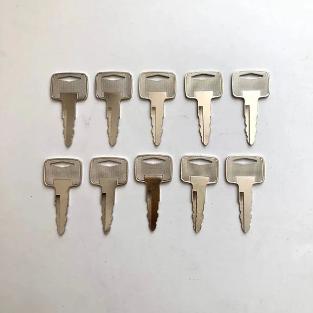 10pcs Ignition Key 91A07-01910 A5160 Fit Mitsubishi/CAT Forklift-BeeSpareParts