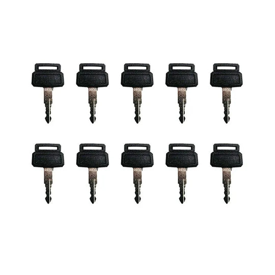 10pcs Ignition Key D200 Fit For Daewoo and Doosan Excavator-BeeSpareParts