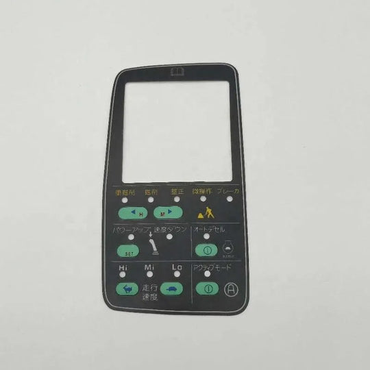 10PCS PC200-5 6D95 monitor keypad sticker PC200-6 6D102 PC200-7 Excavator monitor surface-BeeSpareParts