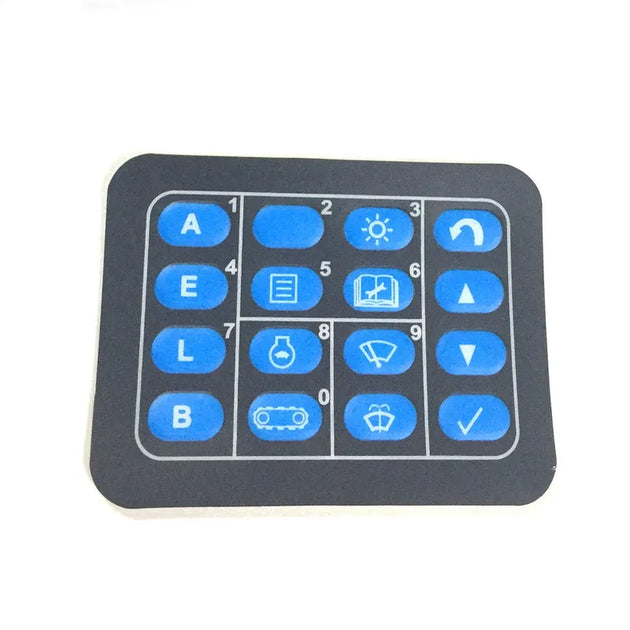 10pcs PC200-7 Monitor Surface PC200-7 Monitor Key Paster For Komatsu Machine-BeeSpareParts