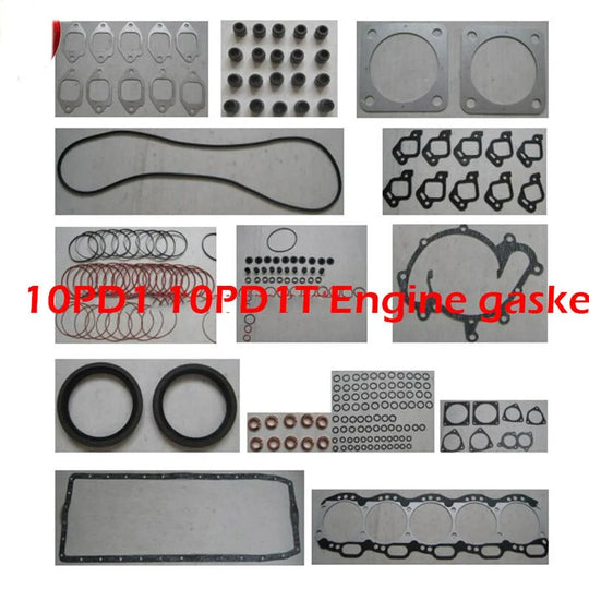 10PD1 10PD1T complete Engine Full gasket set kit for Isuzu dumptruck-Replacement Aftermarket Parts