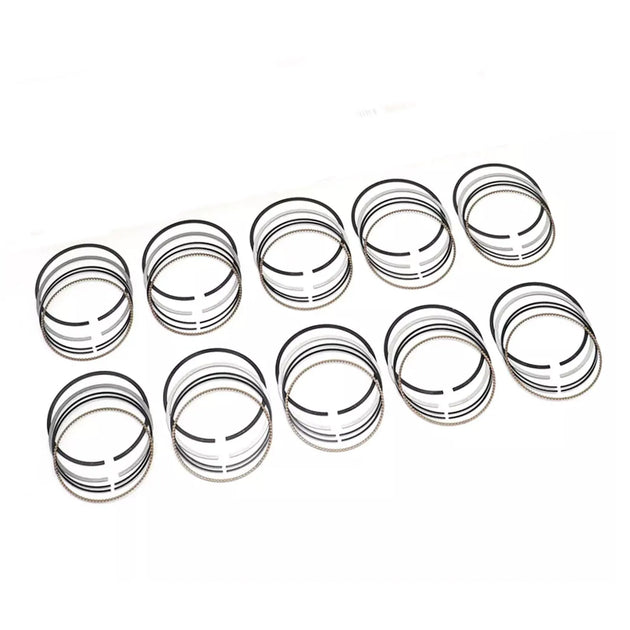 10x Piston Rings Set Φ92mm STD for BMW M5 M6 E60 E61 E63 E64 S85B50 5.0L V10 Naturally Aspirated 11257840940-BeeSpareParts