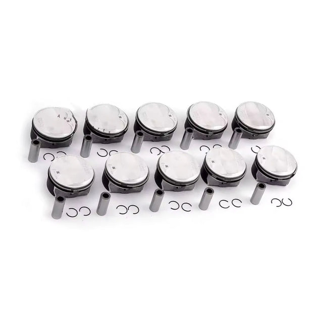 10x Pistons & Rings Set STD Φ92mm for BMW M5 M6 E60 E61 E63 E64 S85B50 5.0 V10 11 257840918-BeeSpareParts
