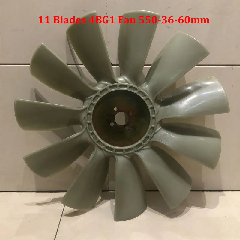 11 Blades 4BG1 Diesel Engine Cooling Fan Blade 8-97161599-0 FITS KOBELCO SK120-6-BeeSpareParts