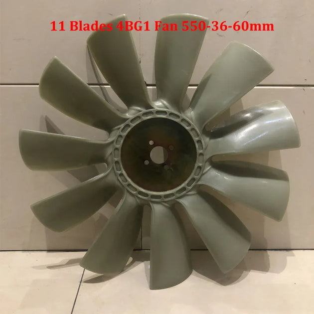 11 Blades 4BG1 Diesel Engine Cooling Fan Blade 8-97161599-0 FITS KOBELCO SK120-6-BeeSpareParts