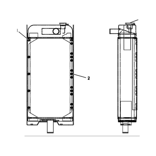 111-2378 RADIATOR GP Fits Caterpillar Parts-Replacement Aftermarket Parts