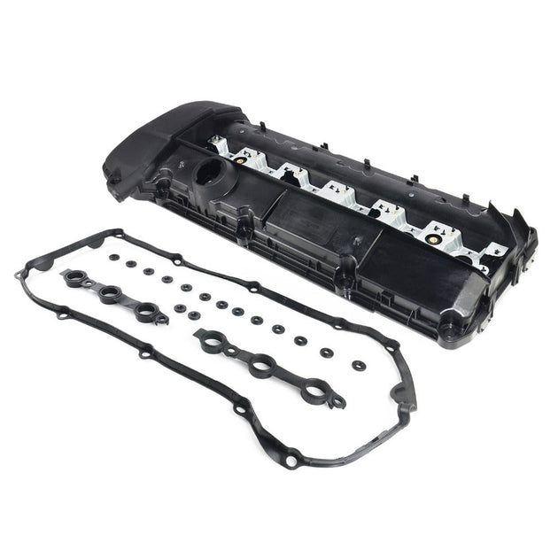 11121432928 Engine Cylinder Head Top Cable Rocker Valve Cover With Gasket For BMW E39 E46 E53 Z3