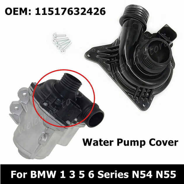 11517632426 N54 N55 Electric Water Pump Cover 11519455978 For BMW 1 3 5 6 Series E60 E61 E70 E71 E88 E90 F01 Coolant Pump Cover