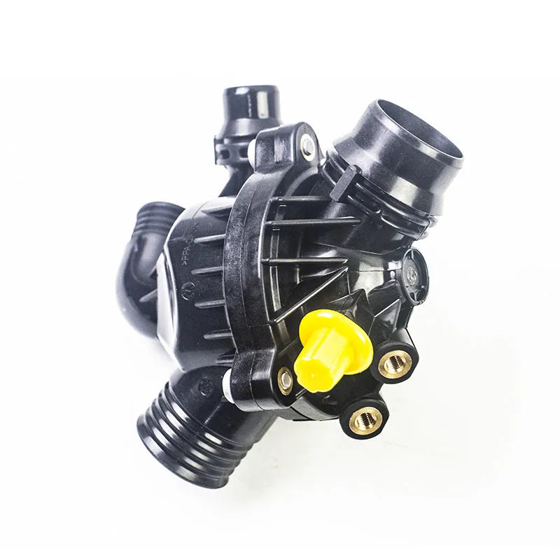 11537601158 Petrol Coolant Thermostat Housing For BMW 1 3 X5 X6 E70 E71 E72 E82 E88 E90 E91 E92 135i Cooling Water Thermostat-BeeSpareParts