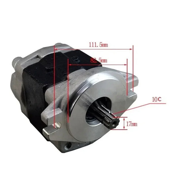 117M7-10321 Forklift Parts Hydraulic Pump For H2000,C240,Z5,T6-BeeSpareParts