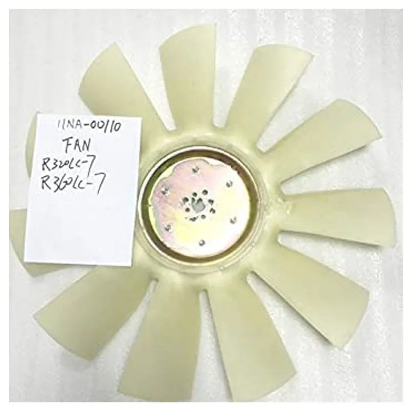 11NA-00110 Fan for Hyundai Excavator R320LC-7 R320LC-7A R360LC-7 R360LC-7A-Replacement Aftermarket Parts
