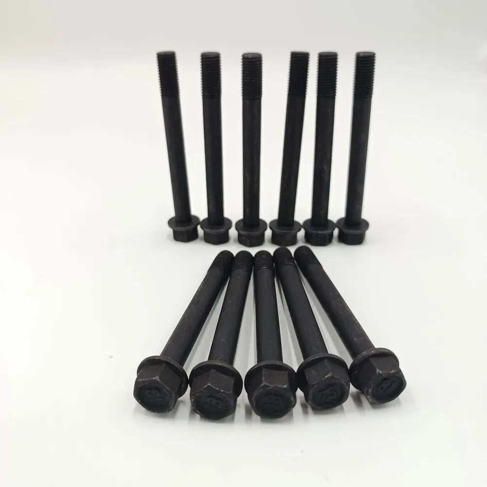11PCS Cylinder Head Bolts 31A01-21100 for Mitsubishi Engine S3L2 S4L S4L2-BeeSpareParts