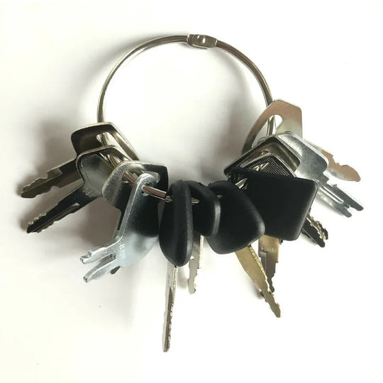 12 Keys Heavy Equipment Construction Ignition Key Set Fit For Caterpillar Case JD-BeeSpareParts