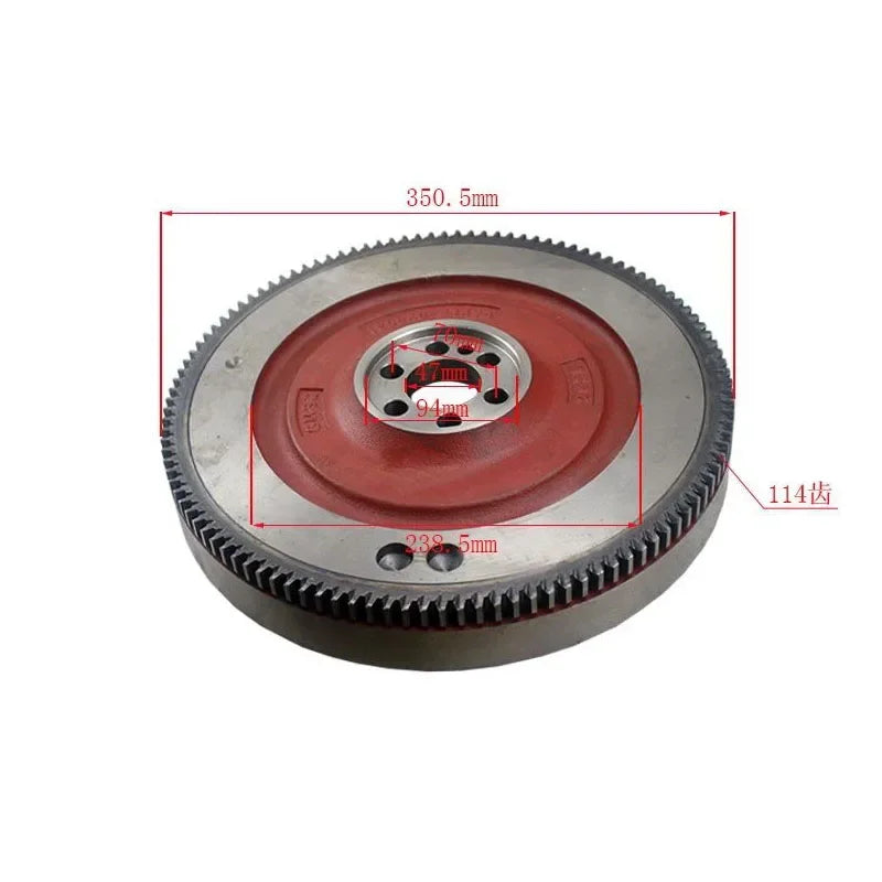 129940-21470 Flywheel Assy For Yanmar 4TNE92/94/98/NV94/98 Engine-BeeSpareParts