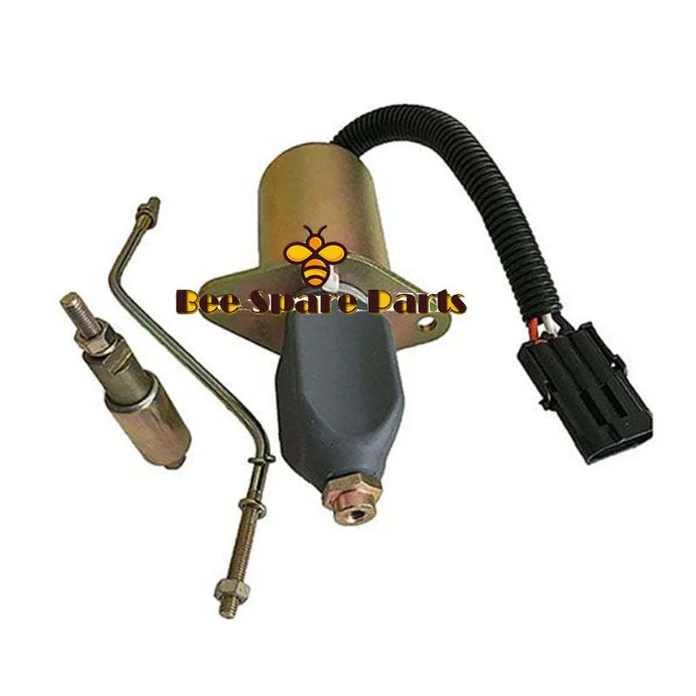 12V 3935456 3935458 SA-4762-12 fuel shutdown Solenoid for Cummins 6CT-Solenoid & Solenoid Valve-BeeSpareParts