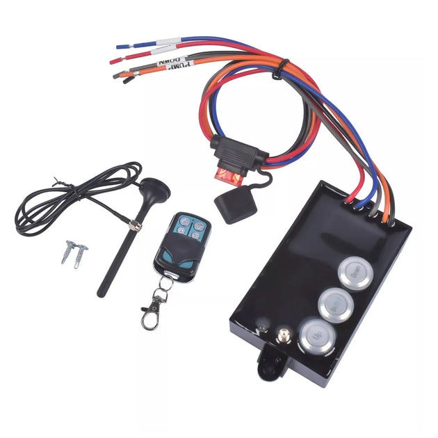 12V Dump Trailer Wireless Remote-Control System G3-H01 For Hydraulic Lift Winch-BeeSpareParts