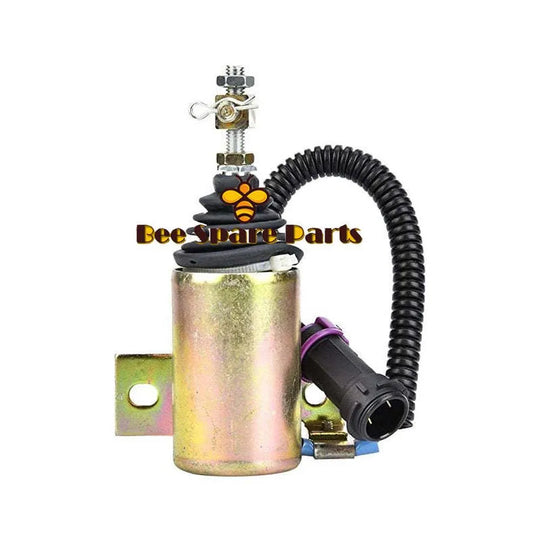 12V Fuel Shut Off Stop Solenoid Valve XHF-1121 E483310000093 Fit for Foton 483 Diesel-BeeSpareParts