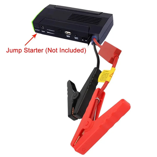 12V Jump Starter Alligator Clip Emergency Battery Jump Cable Clamps With EC5 Plug Connector For Car Trucks Starting Device-BeeSpareParts