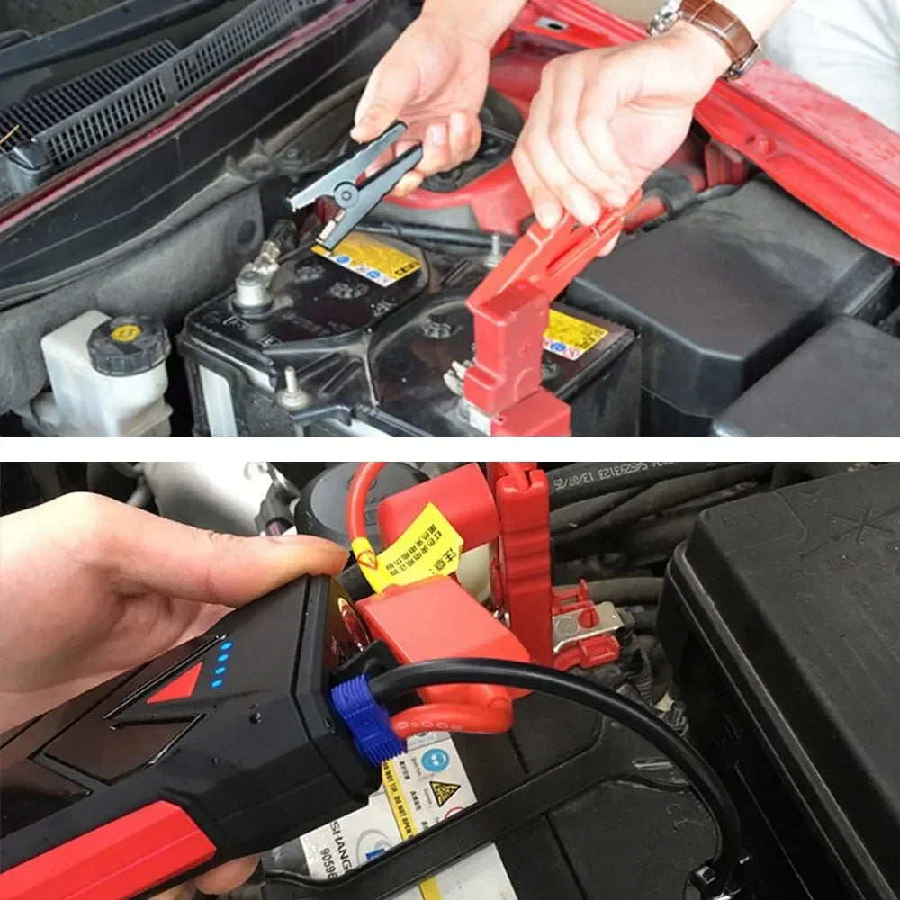 12V Jump Starter Alligator Clip Emergency Battery Jump Cable Clamps With EC5 Plug Connector For Car Trucks Starting Device-BeeSpareParts