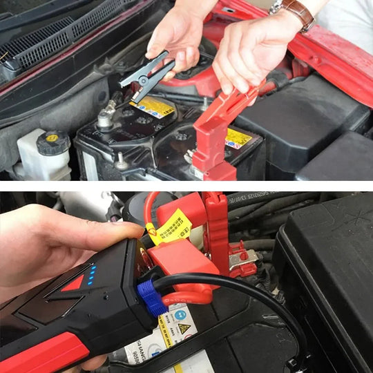 12V Jump Starter Alligator Clip Emergency Battery Jump Cable Clamps With EC5 Plug Connector For Car Trucks Starting Device-BeeSpareParts