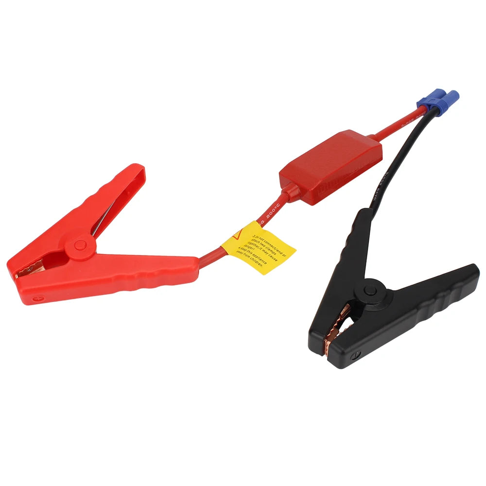 12V Jump Starter Alligator Clip For Car Trucks Emergency Battery Jump Cable Clamps With EC5 Plug Connector-BeeSpareParts