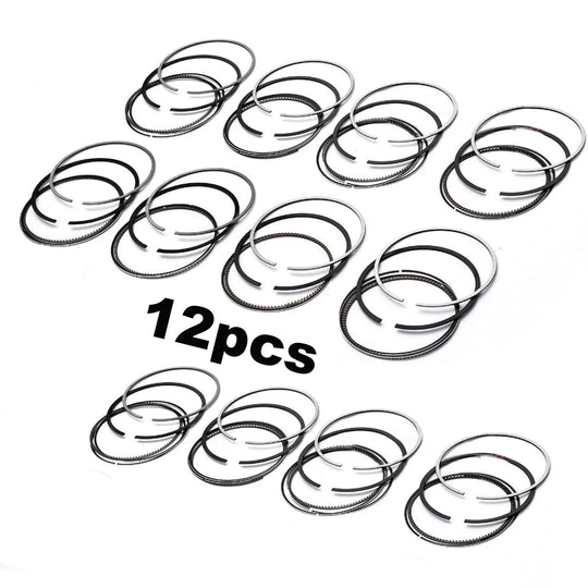 12pcs Piston Rings Set STD for Ferrari 599 GTB Fiorano Enzo 6.0 V12 F140 198025-BeeSpareParts