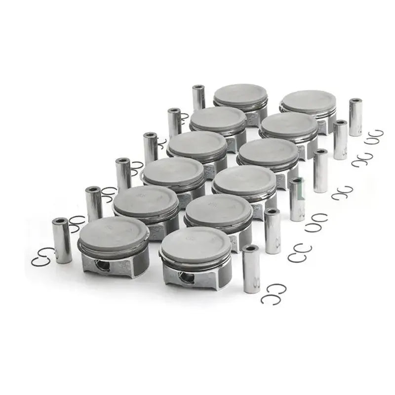 12pcs Engine Pistons&Rings STD Set Φ82.00mm For Benz C216 CL600 W220 S600L Grand Edition M275.953 2750301517 5.5L V12 A 275 030 15 17-BeeSpareParts