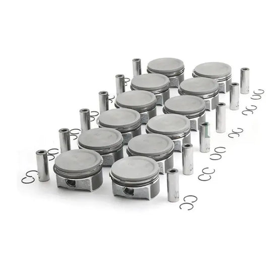 12pcs Engine Pistons&Rings STD Set Φ82.00mm For Benz C216 CL600 W220 S600L Grand Edition M275.953 2750301517 5.5L V12 A 275 030 15 17-BeeSpareParts