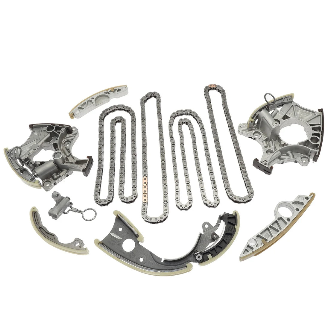 12pcs Timing Chain Kit For Audi A4 S5 Q5 Q7 A8 VW Touareg Porsche 3.0T-BeeSpareParts