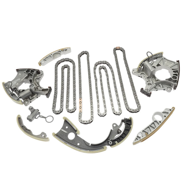 12pcs Timing Chain Tensioner Guides Rail Kit For Audi A5 A6 Q5 3.0 3.2 CAL CAK-BeeSpareParts