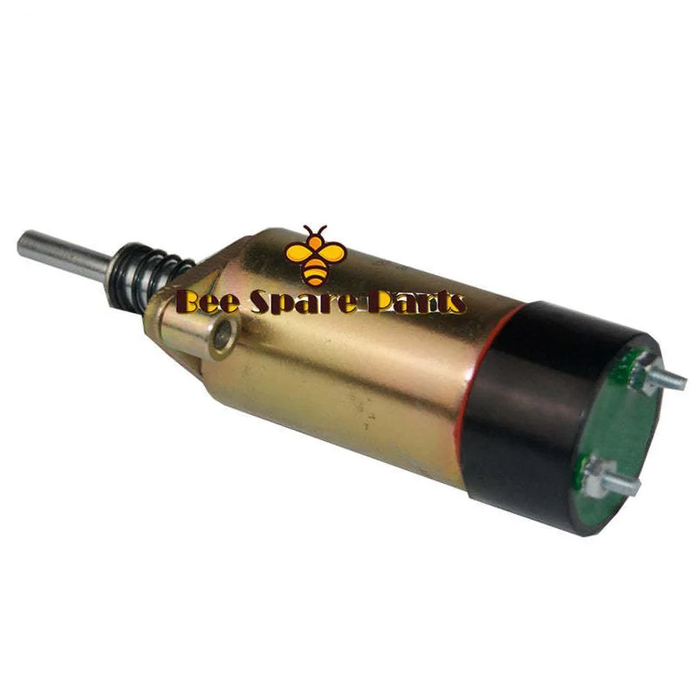 12V 125-5773 8C-9986 1255773 SOL22103 Fuel Shut-Off Solenoid 2 Terminals For Caterpillar SR4 3204 3304 3306 3304B 3306B-Replacement Aftermarket Parts