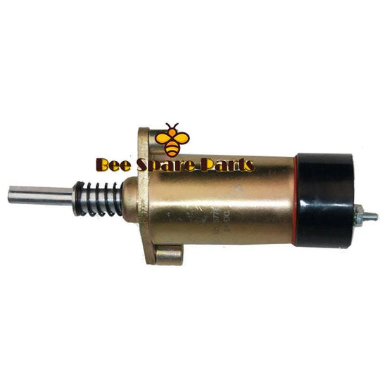 12V 125-5773 8C-9986 1255773 SOL22103 Fuel Shut-Off Solenoid 2 Terminals For Caterpillar SR4 3204 3304 3306 3304B 3306B-Replacement Aftermarket Parts