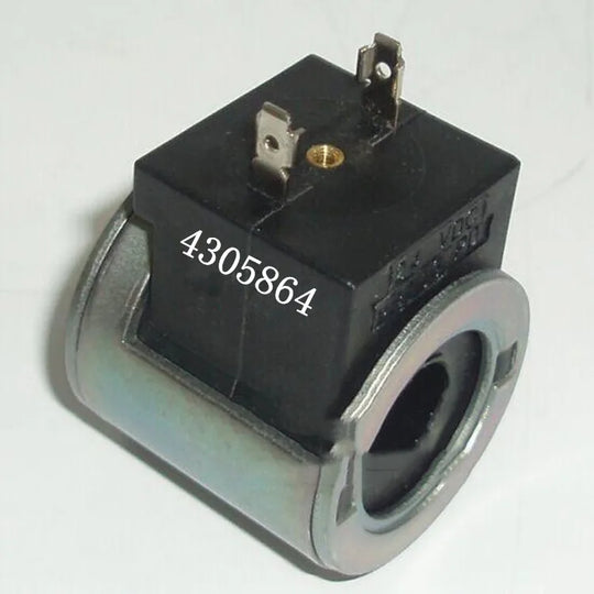 12V 4305864 Solenoid Valve Coil DIN Connector for HydraForce Valve Stem Series 08 80 88 98 （1/2”Hole）-BeeSpareParts