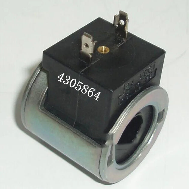 12V 4305864 Solenoid Valve Coil DIN Connector for HydraForce Valve Stem Series 08 80 88 98 （1/2”Hole）-BeeSpareParts