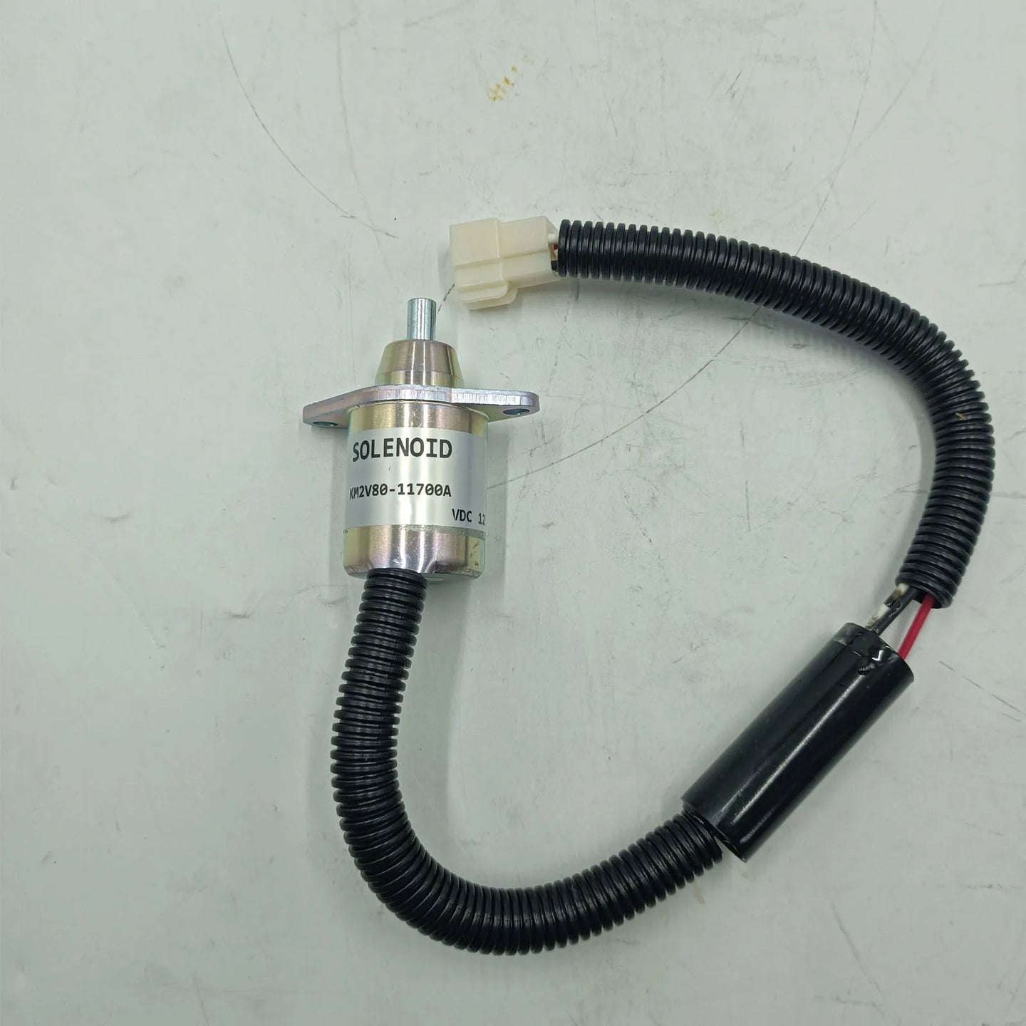 12V Fuel Shut off Solenoid Valve For Engine Generator Oil Stop Solenoid Valve KM2V80-11700A-BeeSpareParts