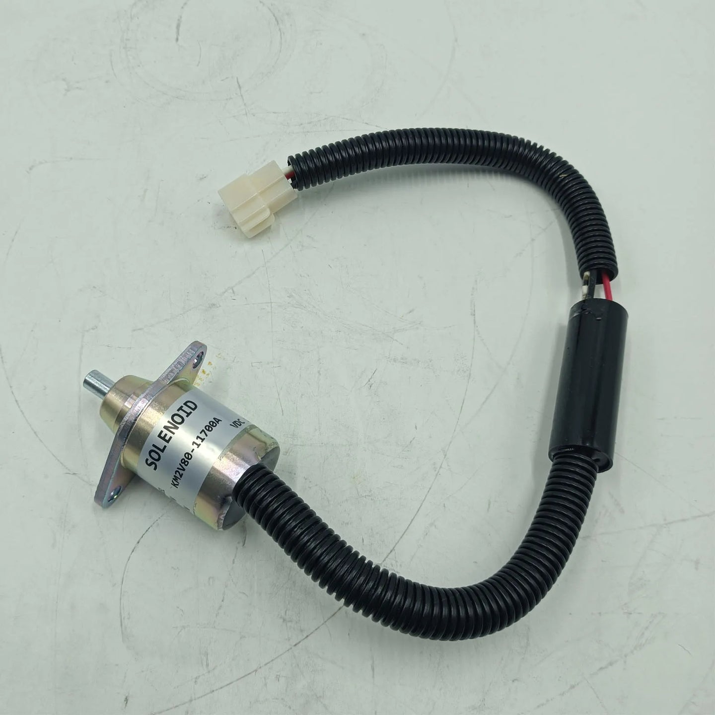 12V Fuel Shut off Solenoid Valve For Engine Generator Oil Stop Solenoid Valve KM2V80-11700A-BeeSpareParts